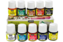 Peinture pour verre, couleurs translucides -10 pots de 45 ml - Peinture verre et faïence - 10doigts.fr