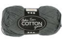 Pelote extra qualité 100% coton - gris - Fils à tricoter 44288 - 10doigts.fr