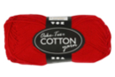Pelote extra qualité 100% coton - rouge - Fils à tricoter 44275 - 10doigts.fr