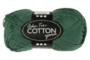 Pelote extra qualité 100% coton - vert foncé - Fils à tricoter 44286 - 10doigts.fr