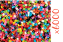 Perles fusibles opaques - 6000 perles  - Perles à repasser 5 mm - 10doigts.fr