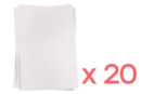 Plastique magique translucide - 20 feuilles - Feuilles plastique fou pour enfants – Loisirs créatifs et ludiques - 10doigts.fr