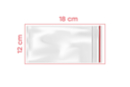 Pochettes zip 12 x 18 cm - 100 pièces - Plastique Transparent 04249 - 10doigts.fr