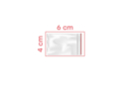 Pochettes zip 4 x 6 cm - 100 pièces - Plastique Transparent 04245 - 10doigts.fr