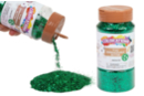 Pot de paillettes biodégradables 113 gr - vert - Paillettes 57455 - 10doigts.fr