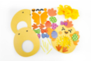 Poussins à tisser - 6 pièces - Kits créatifs Pâques - 10doigts.fr