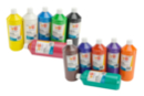 PROMO Gouache 1 litre : 12 flacons - Peinture gouache 10doigts 31117 - 10doigts.fr