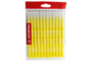 Recharge schoolpack STABILO power Jaune - x 12 feutres  - Feutres pointes moyennes 37053 - 10doigts.fr