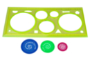 Règle spirographe 20 cm + 3 roues assorties - Accessoires de dessin 34196 - 10doigts.fr