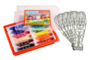 Schoolpack 144 feutres de coloriage STABILO POWER + 6 sarcophages à colorier (35 cm) - Feutres pointes moyennes : l'outil polyvalent pour le dessin et l'école 57027 - 10doigts.fr