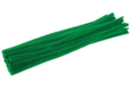 Chenilles 30 cm x Ø 4 mm (100 pièces) - vert - Chenilles, cure-pipe - 10doigts.fr