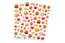 Gommettes "Emoticones LOVE" - 1 set (2 planches) - Gommettes  Fête des parents - 10doigts.fr