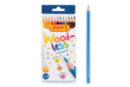 Crayons de couleur sans bois - Boite de 12 crayons - Crayons de couleurs - 10doigts.fr