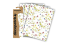 Papier Décopatch fleurs - 3 feuilles N°851 - Papiers Décopatch - 10doigts.fr