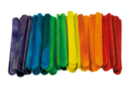 Bâtons d'esquimaux en bois coloré 11,4 cm - 50 pièces - Accessoires en bois - 10doigts.fr
