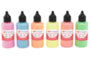 Peinture acrylique 60 ml - 6 couleurs fluo - Peinture acrylique 10doigts - 10doigts.fr