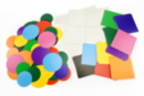 Kit de collage tableaux "Op Art" - 1 set (6 tableaux) - Activités collage - 10doigts.fr