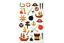 Stickers 3D epoxy - Pirates - Gommettes Histoires et décors - 10doigts.fr
