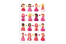 Stickers 3D epoxy - Princesses - Gommettes Histoires et décors 51100 - 10doigts.fr