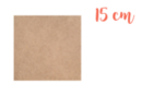 Support carré MDF 15 x 15 cm (Epaisseur : 3 mm) - Supports Mosaïques - 10doigts.fr