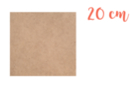 Support carré MDF 20 x 20 cm (Epaisseur : 3 mm) - Supports Mosaïques - 10doigts.fr