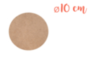 Support rond MDF Ø 10 cm (Epaisseur : 3 mm) - Supports Mosaïques - 10doigts.fr
