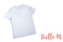 T-shirt taille M - Coton, lin - Textiles 04983 - 10doigts.fr