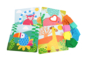Tableaux gommettes animaux - 4 pièces - Kits créatifs gommettes 58810 - 10doigts.fr
