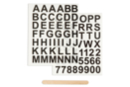 Transfert Textile – 2 planches alphabet + chiffres noir - Transferts et Thermocollants - 10doigts.fr