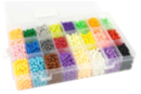 Valisette Aqua Perles 24 couleurs - environ 4800 pcs - Aqua perles 54704 - 10doigts.fr