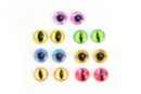 Yeux en verre - Set de 14 - Yeux mobiles - 10doigts.fr