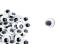 Yeux mobiles noirs Ø 12 mm- 100 yeux - Yeux mobiles - 10doigts.fr