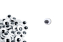 Yeux mobiles noirs  Ø 8 mm - 100 yeux - Yeux mobiles - 10doigts.fr