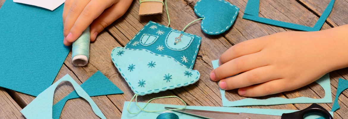 décoration en feutrine