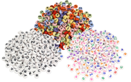 Perles Alphabet - Perles - 10doigts.fr