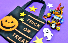 Je fabrique mon sac à bonbons - Activités d'Halloween - 10doigts.fr