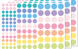 Gommettes rondes - Gommettes Formes Géométriques - 10doigts.fr
