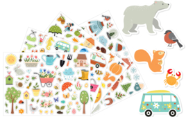 Gommettes d'Automne - Loisirs créatifs Automne - 10doigts.fr