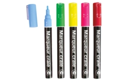 Feutre marqueur craie - Marqueurs multi-supports - 10doigts.fr