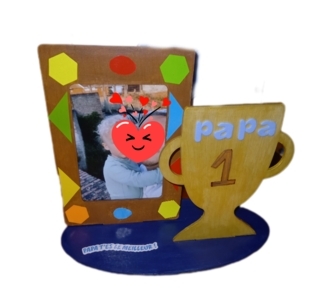 Cadre bonne fête papa - 10doigts.fr