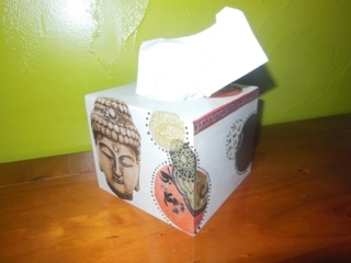 boite mouchoirs - Déco du bois - 10doigts.fr