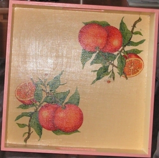 Plateau serviette - Déco du bois - 10doigts.fr