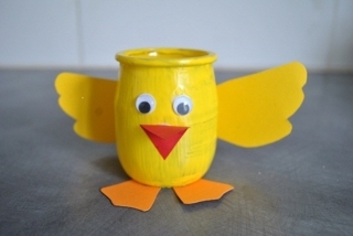 photophore poussin - Pâques, Noël - 10doigts.fr