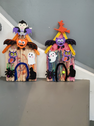 Maison d'Halloween - 10doigts.fr