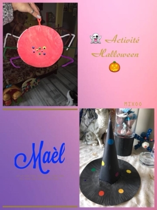 Araignée et chapeaux - Créations d'enfant - 10doigts.fr