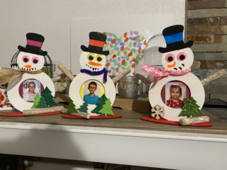 Cadre bonhomme de neige - 10doigts.fr