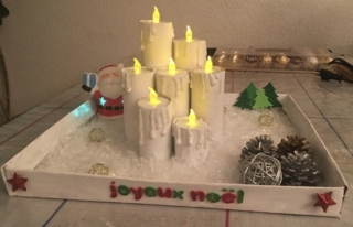 bougie effet fondue - Déco de la table - 10doigts.fr