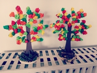 Arbres d'automne - 10doigts.fr