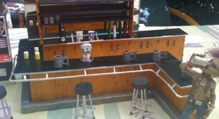 Maquette de bistrot biker. - Divers - 10doigts.fr