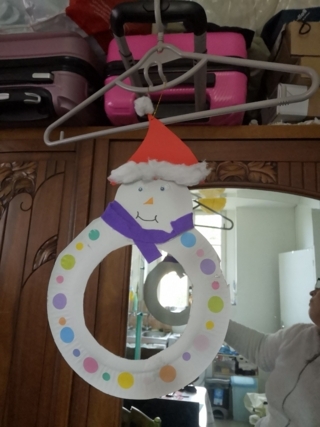 bomnhomme de neige - Créations d'enfant - 10doigts.fr